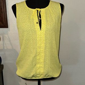 Loft Size S yellow with blue specks